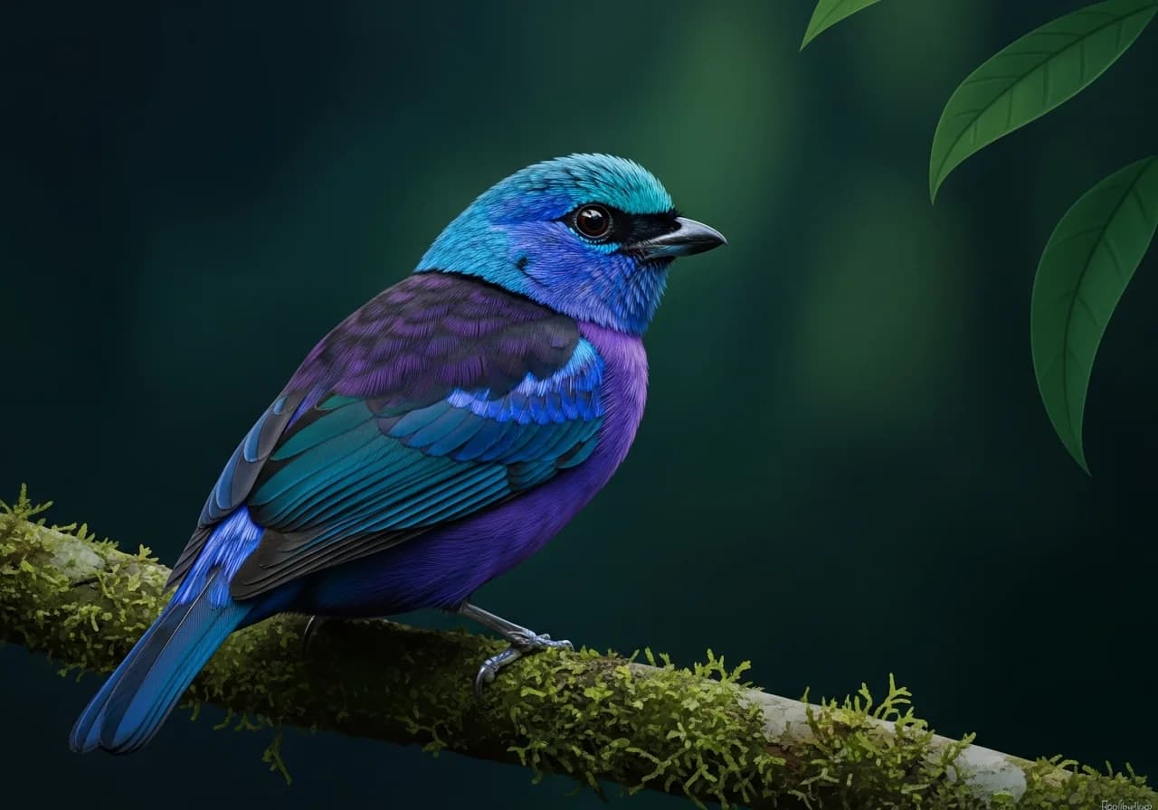 Blaukotinga (Cotinga cotinga)