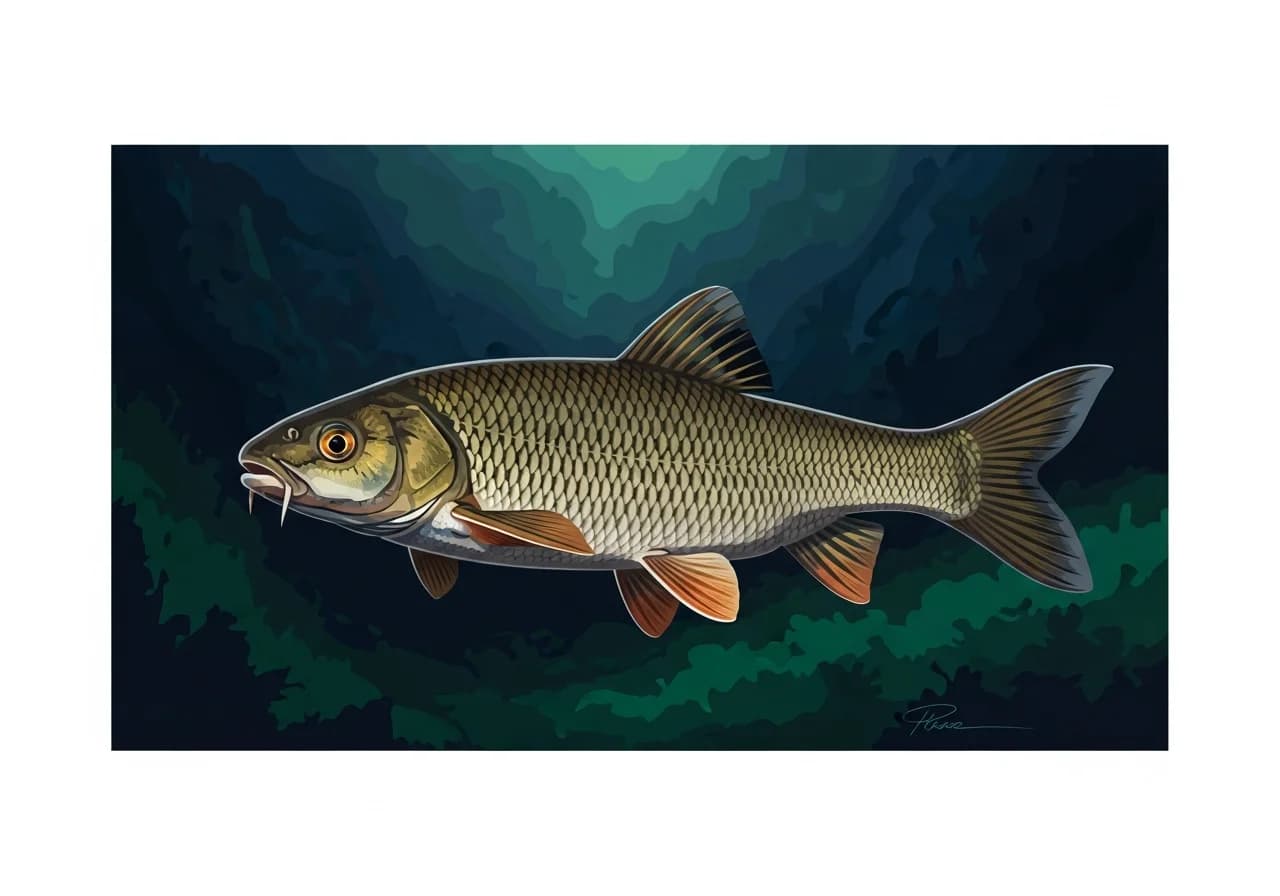 Bleifarbenes Sauger (Couesius plumbeus)