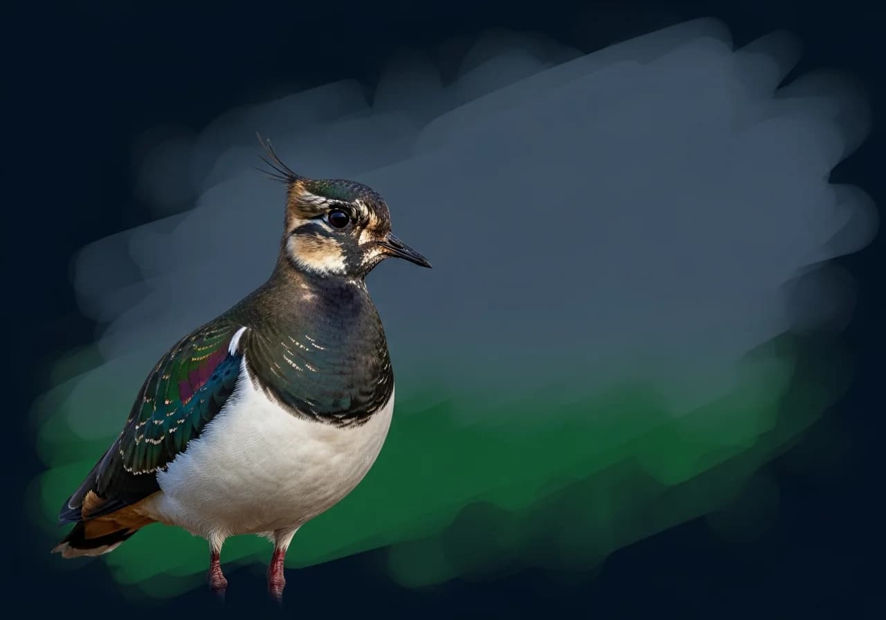 Deckenkiebitz (vanellus tectus)