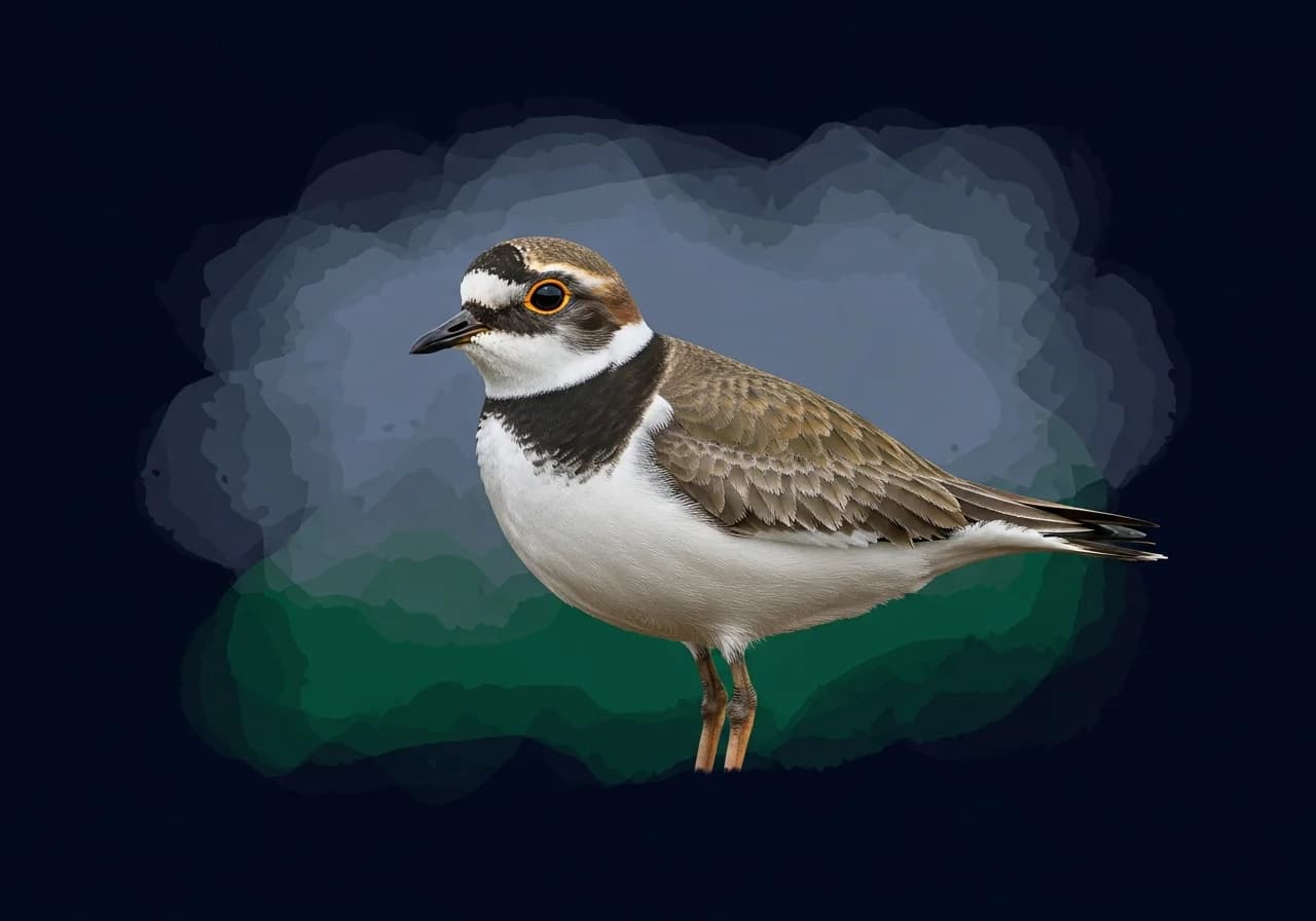 Dreifarbenkiebitz (Vanellus tricolor)