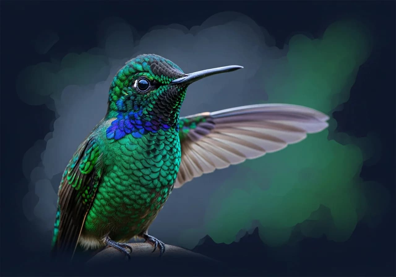 Ecuador-Elfenkolibri (Thalurania ridgwayi)