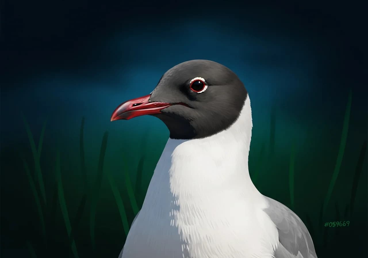 Franklinmöwe (Leucophaeus pipixcan)