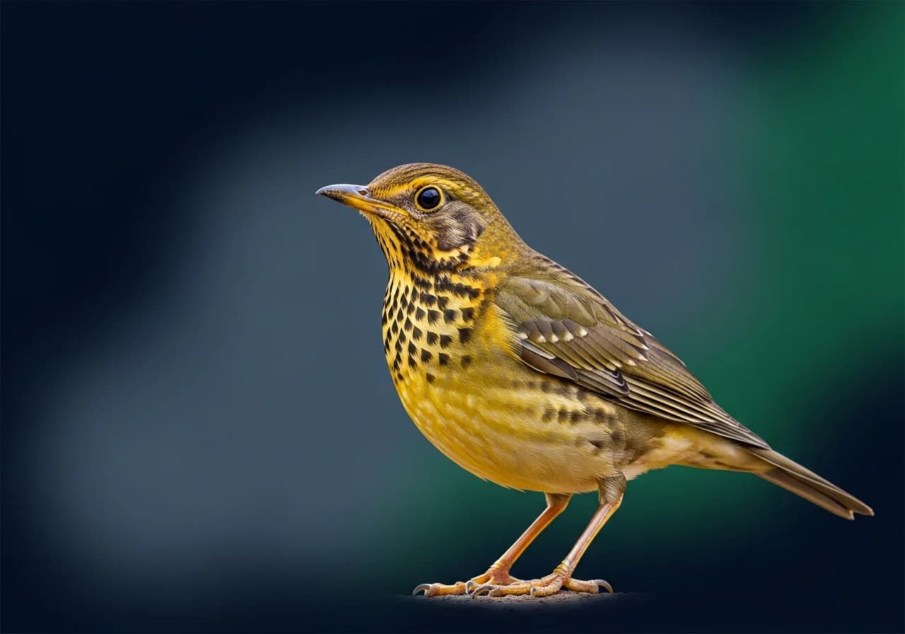 Gelbfußdrossel (Turdus flavipes)