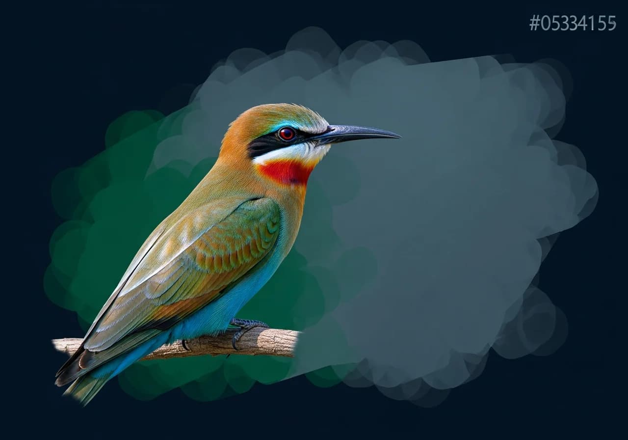 Graurücken-Bienenfresser (Toxorhamphus poliopterus)