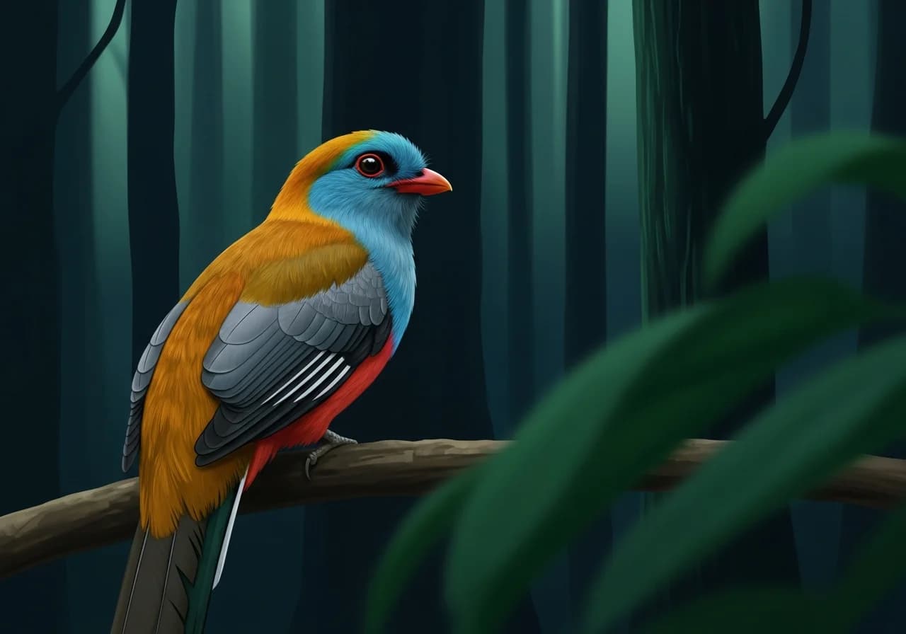 Javanashornvogel (Apalharpactes mackloti)