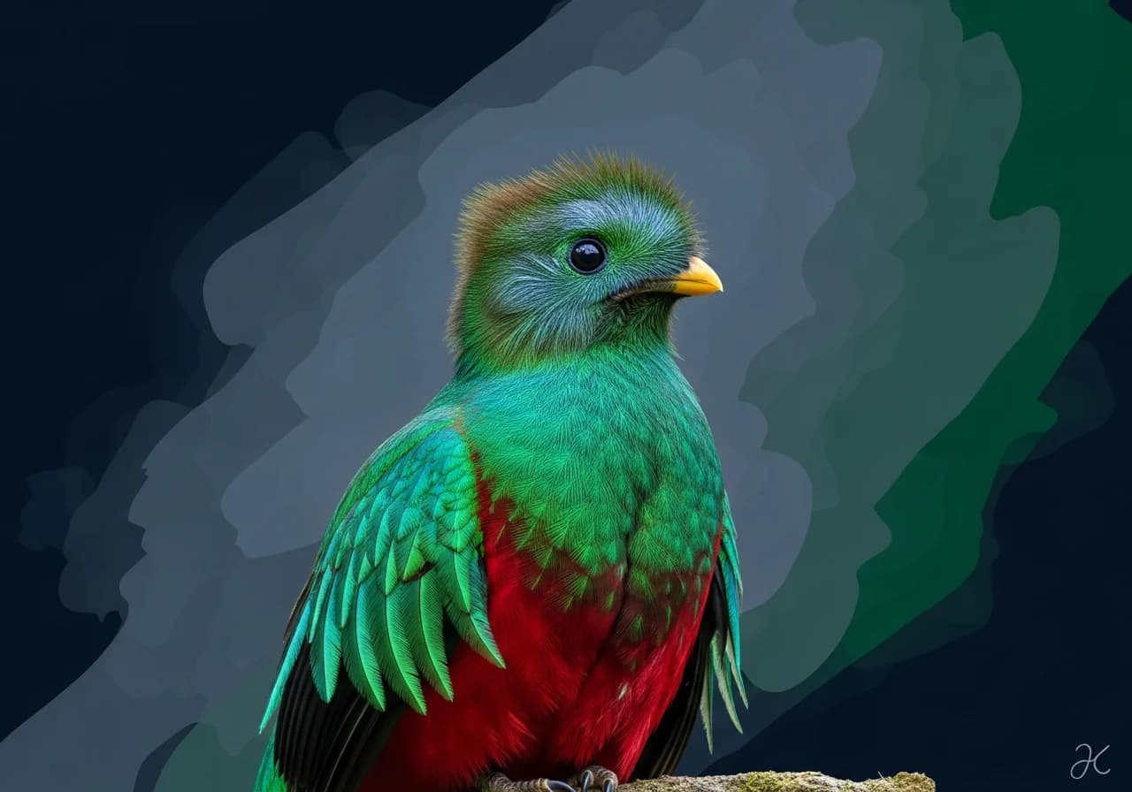 Masken-Quetzal (Trogon personatus)