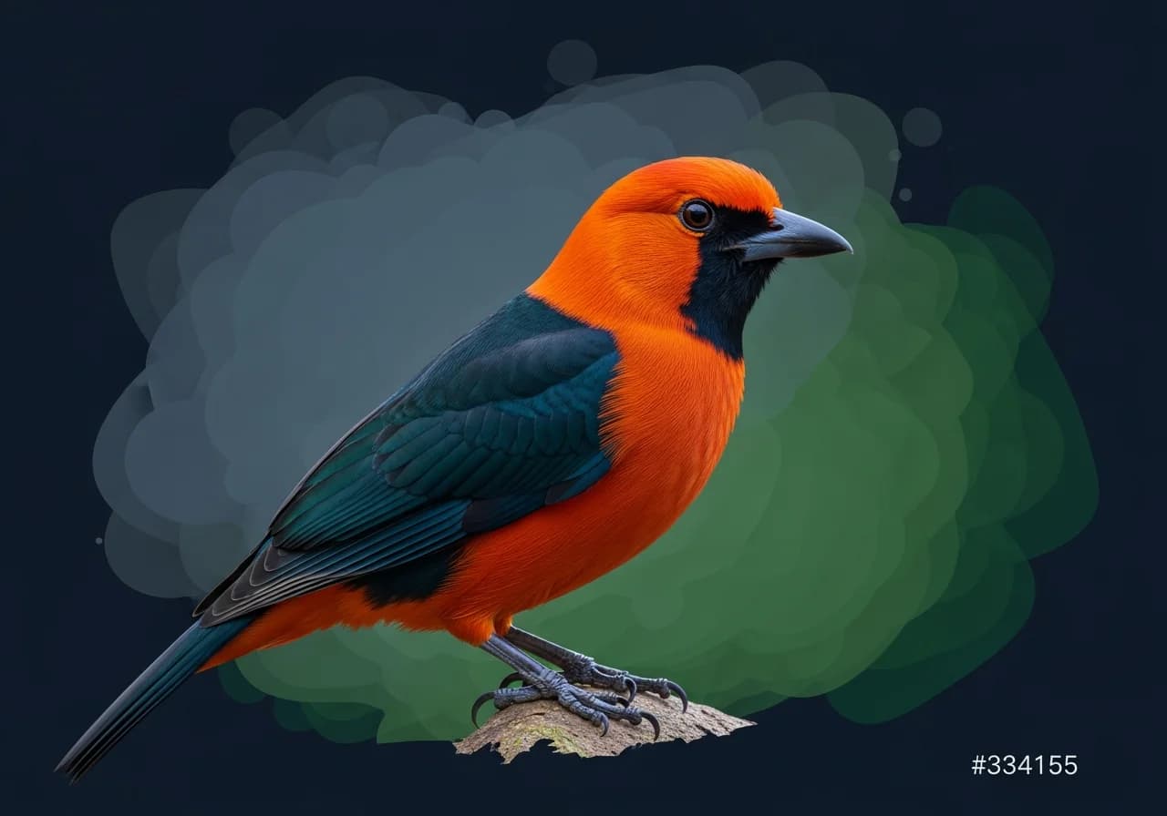 Orangerücken-Trompetervogel (Pyriglena leuconota)