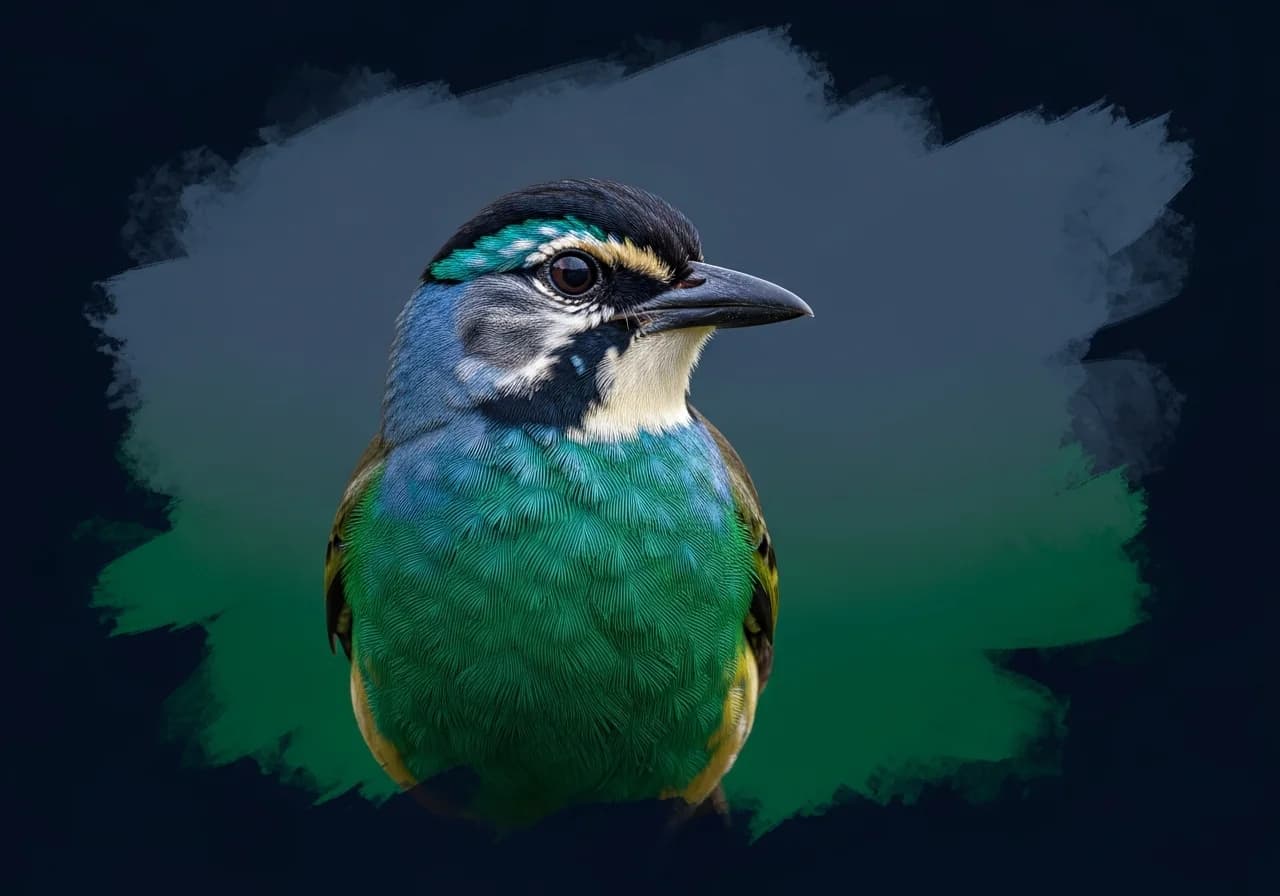 Schöne Pipreola (Pipreola pulchra)