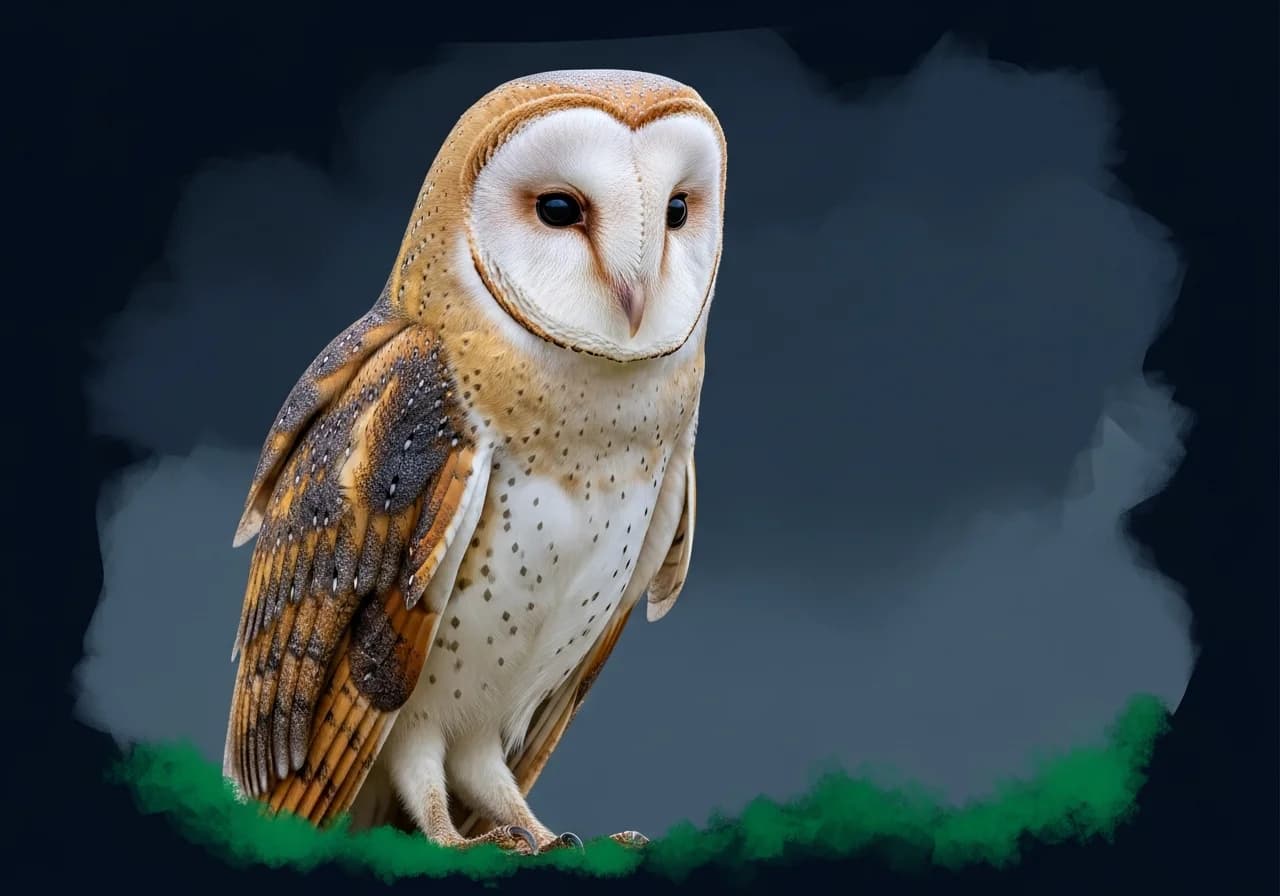 Schwarzbraune Schleiereule (Tyto nigrobrunnea)