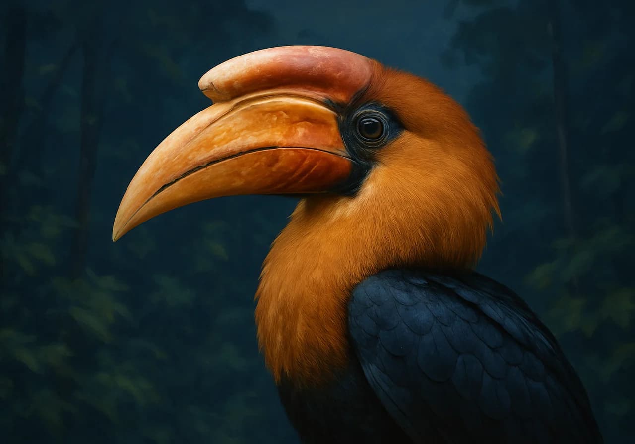 Walden-Hornvogel (Aceros waldeni)