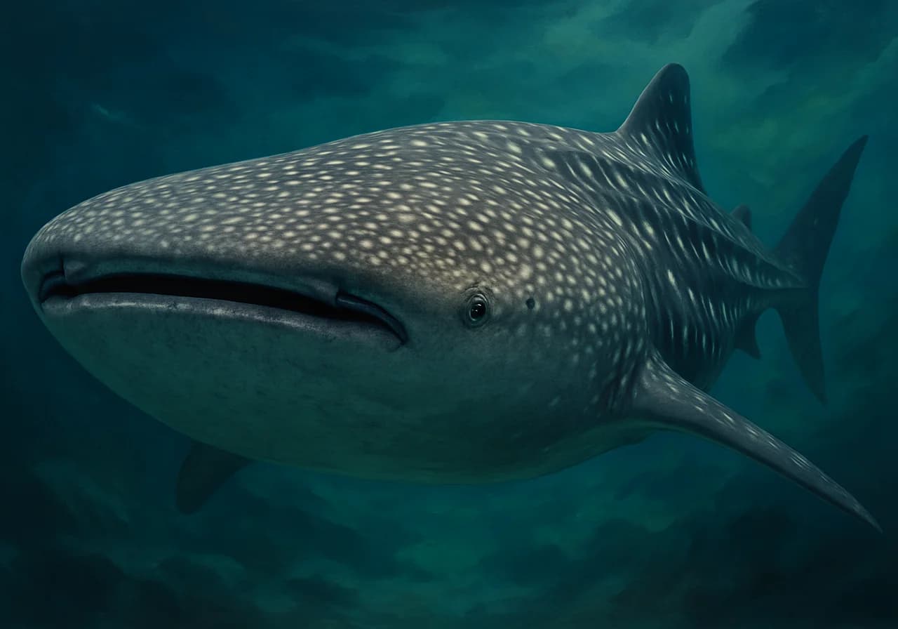 Walhai (Rhincodon typus Chondrichthyes)