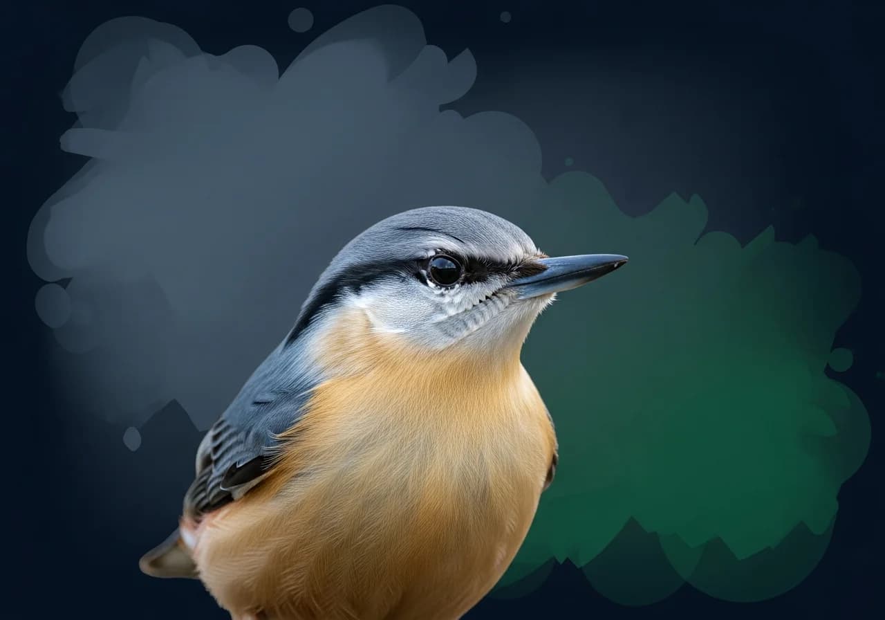 Blauflügel-Kleiber (Sitta frontalis)