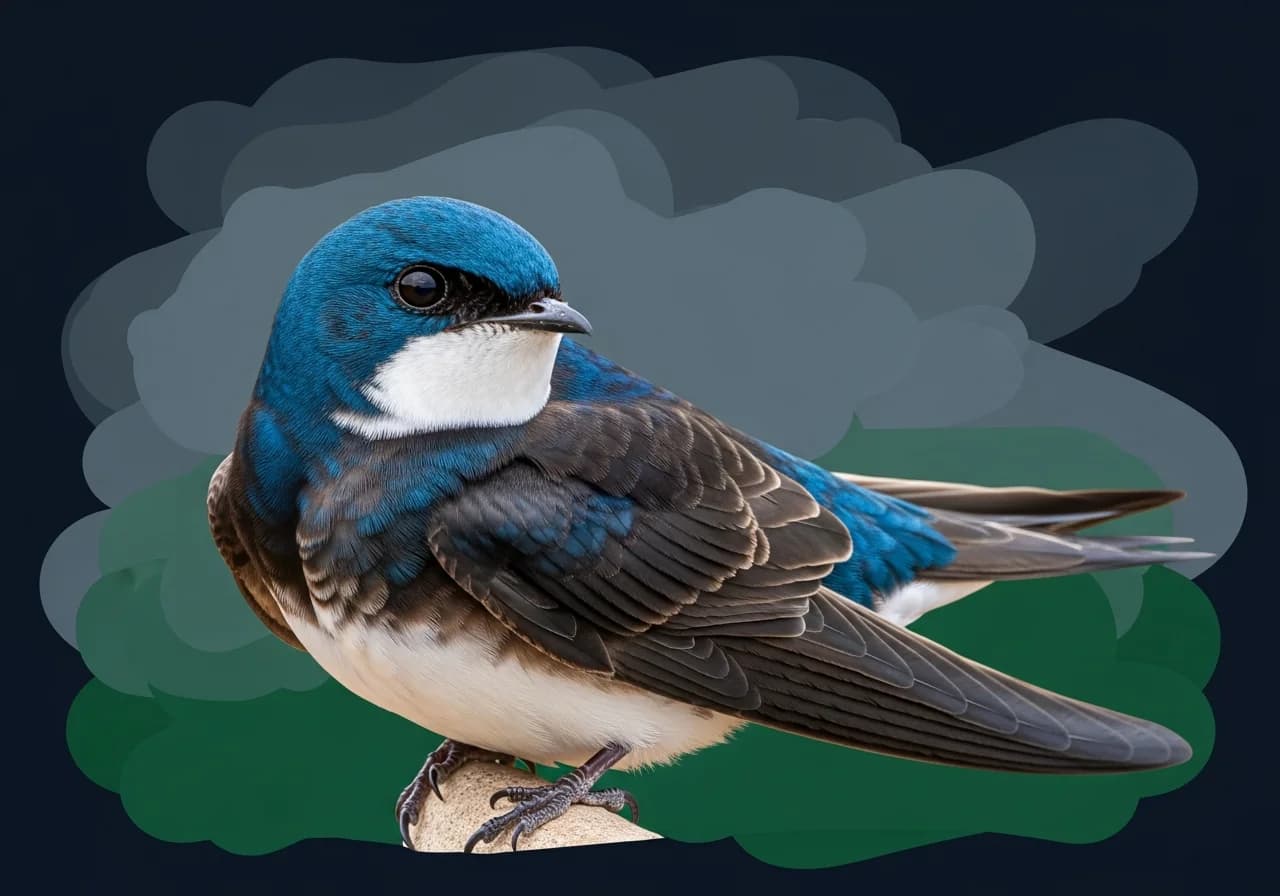 Brazza-Brillenvogel (Phedina brazzae)