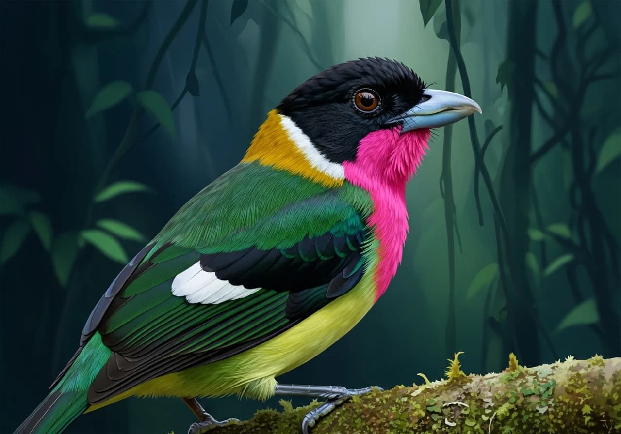 Buntbreitschnabel (Pachyramphus versicolor)