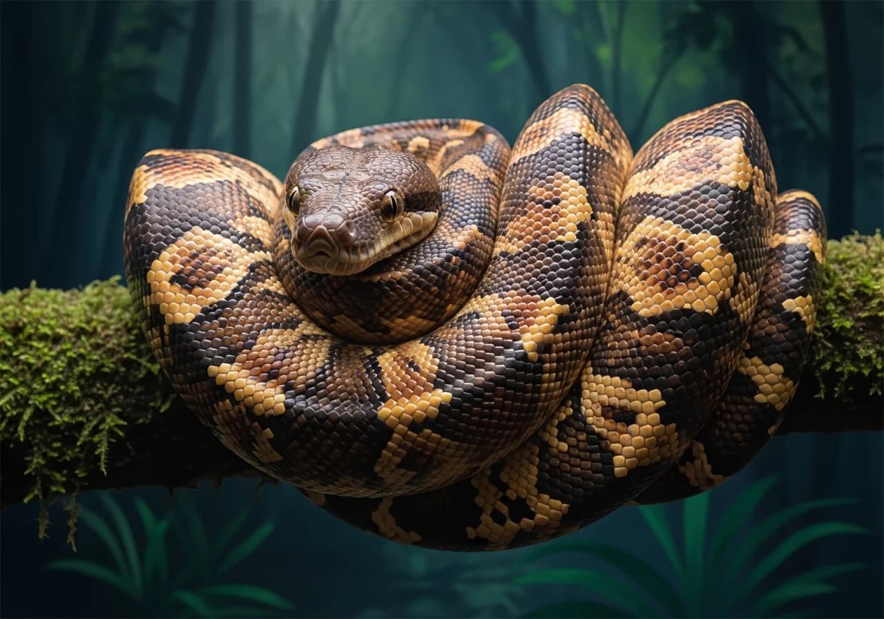 Garten-Anakonda (Corallus hortulanus)
