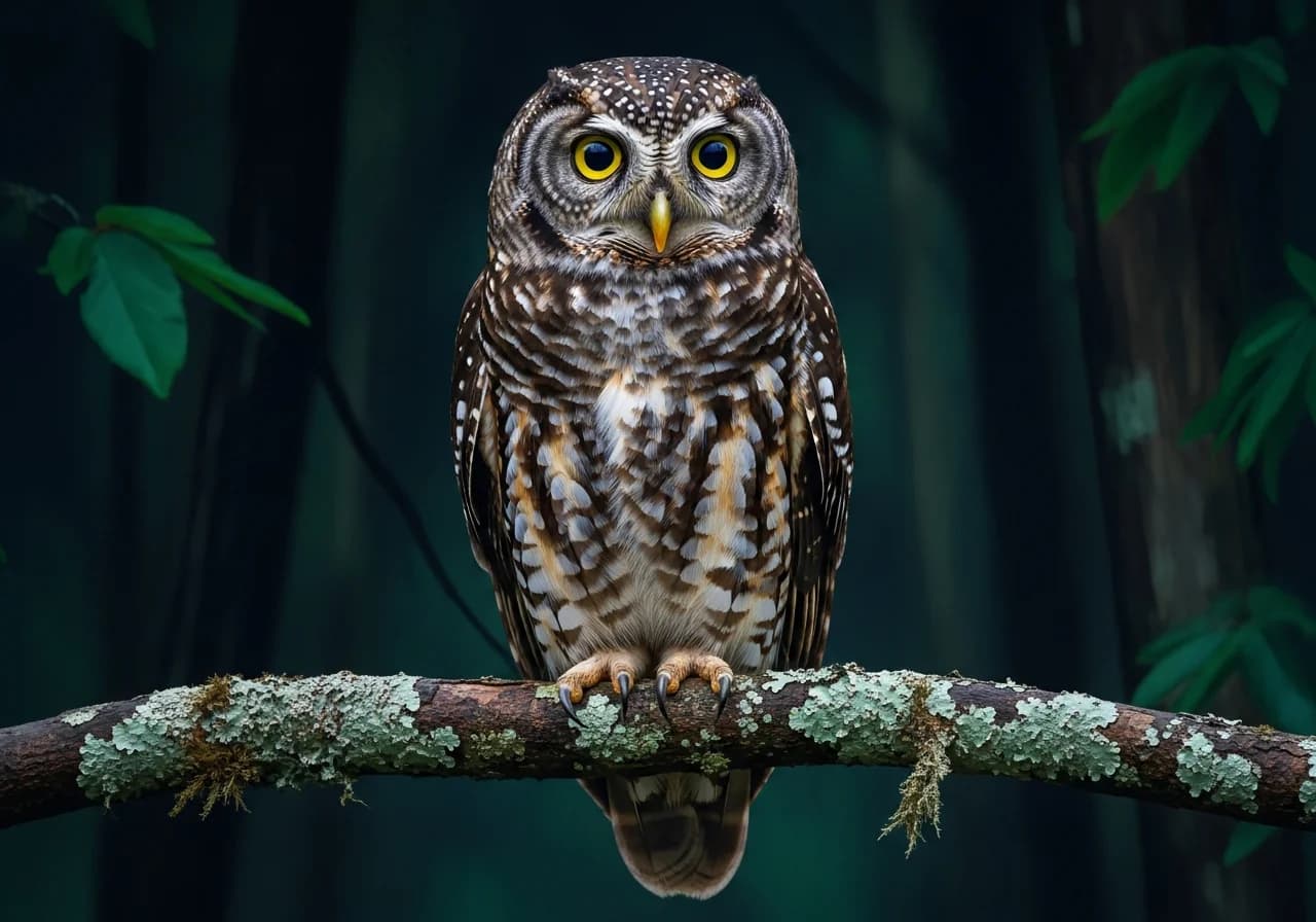 Gefleckte Eule (Ninox variegata)
