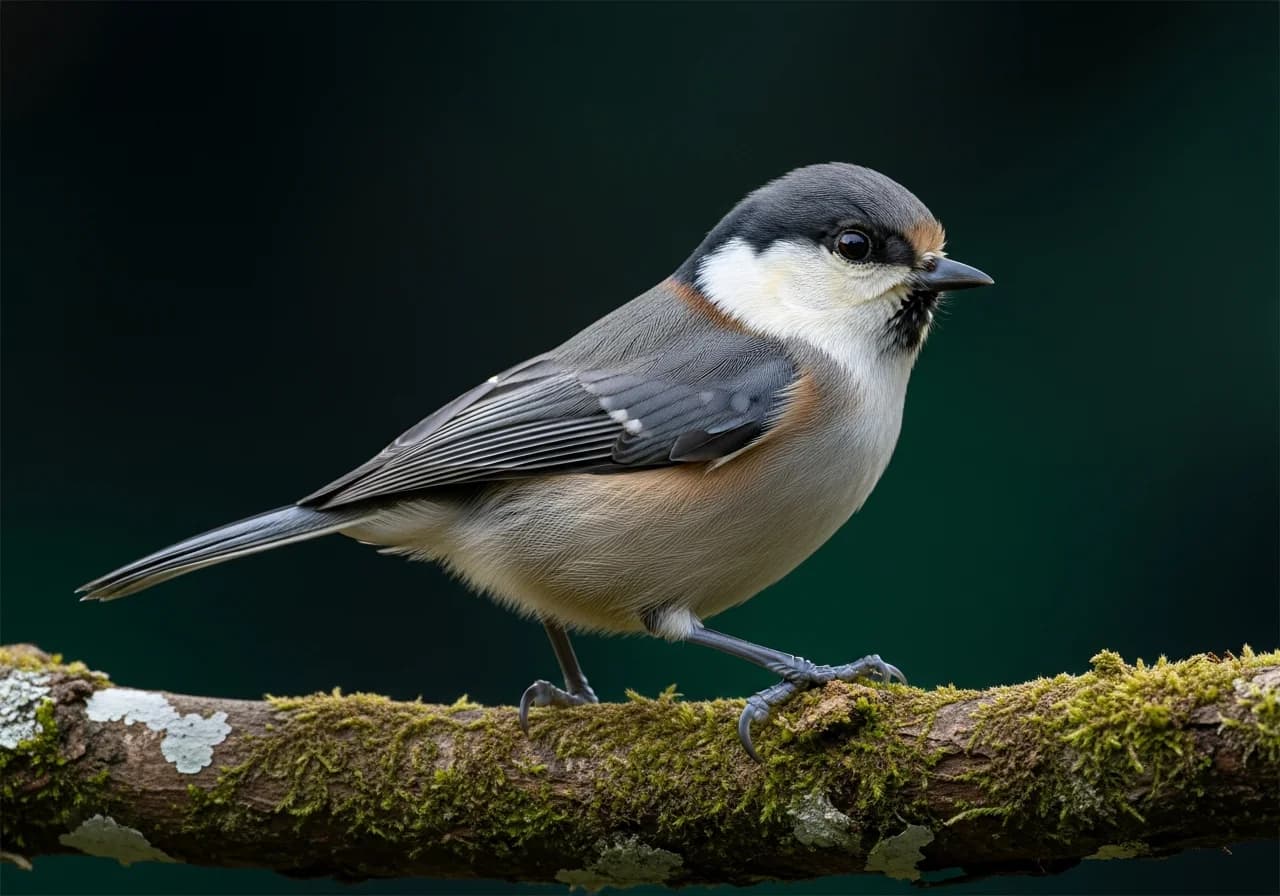 Graubauchmeise (Parus griseiventris)