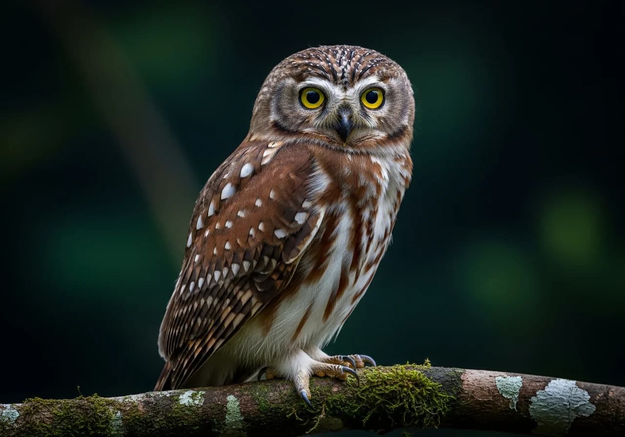 Kastanienflügel-Zwergkauz (Glaucidium castanopterum)