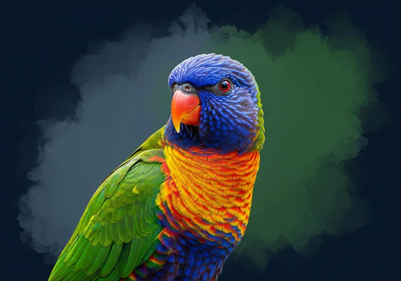 Kuhls Lori (Vini australis)
