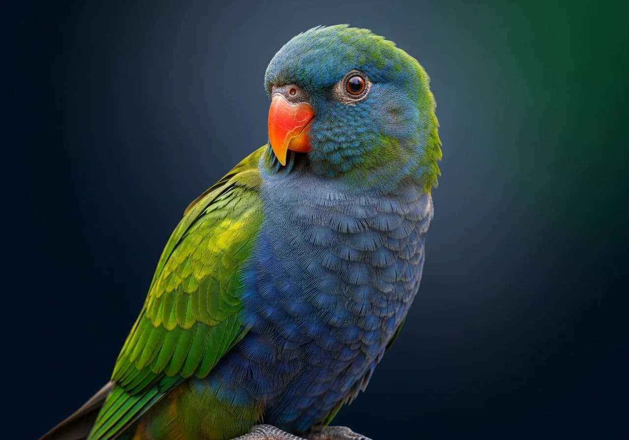 Langschwanz-Prachtsittich (psittacula longicauda)
