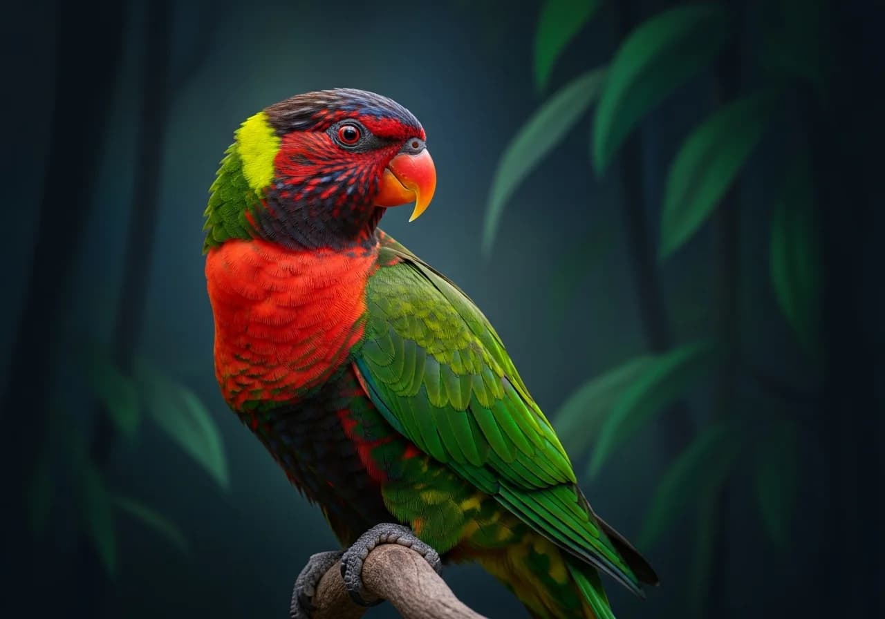 Papualippen (Charmosyna papou)