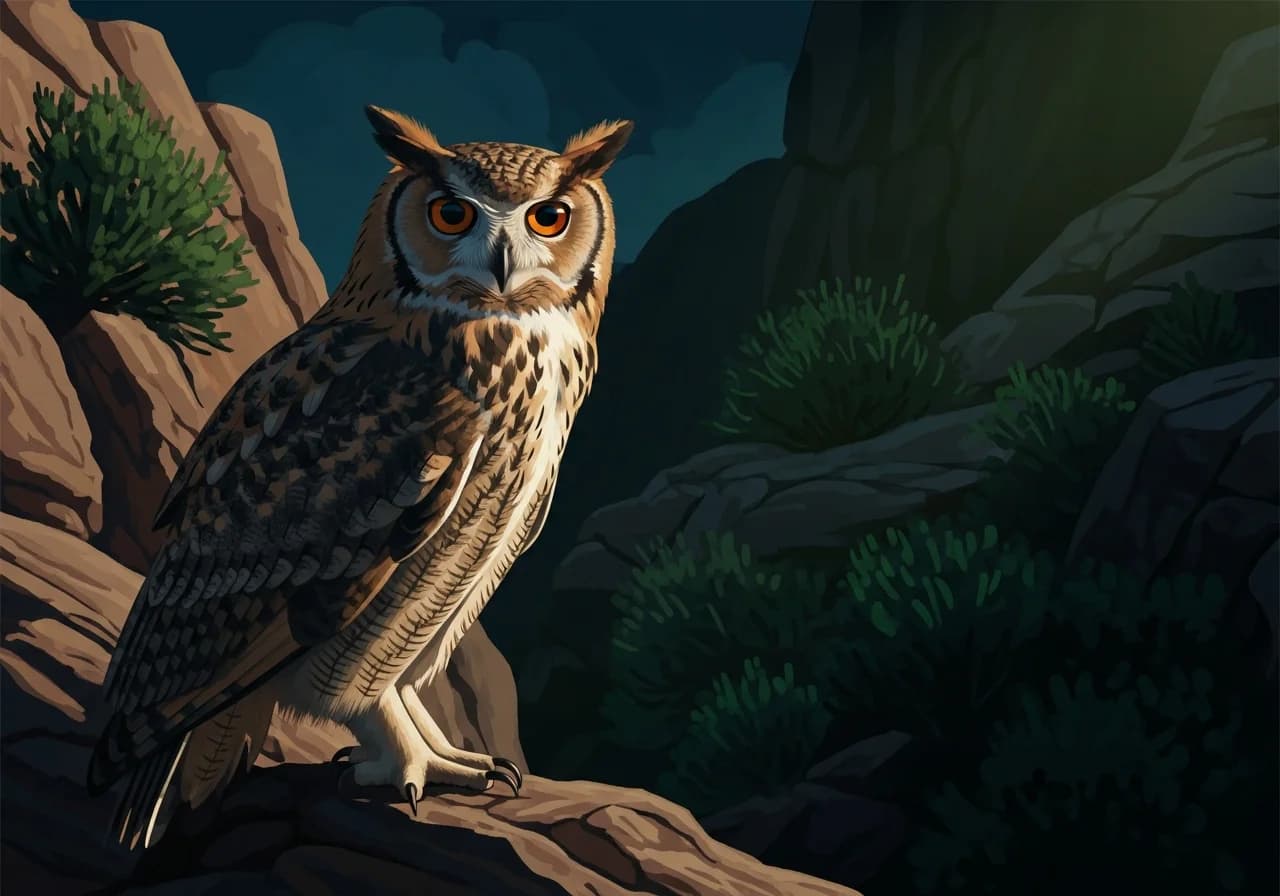 Pharaonenkauz (Bubo ascalaphus)