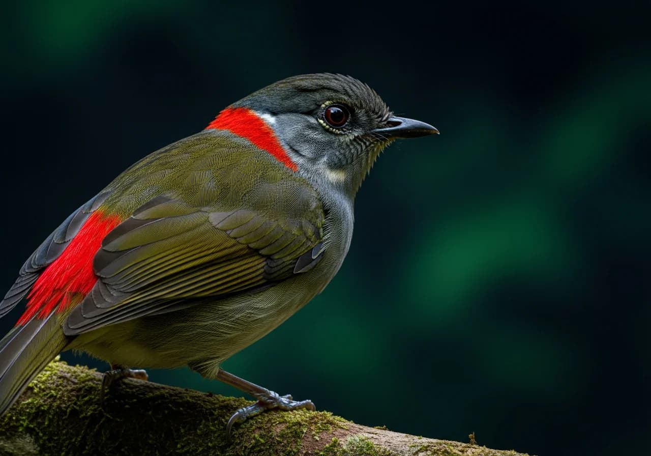 Rostbürzel-Liocichla (Liocichla phoenicea)