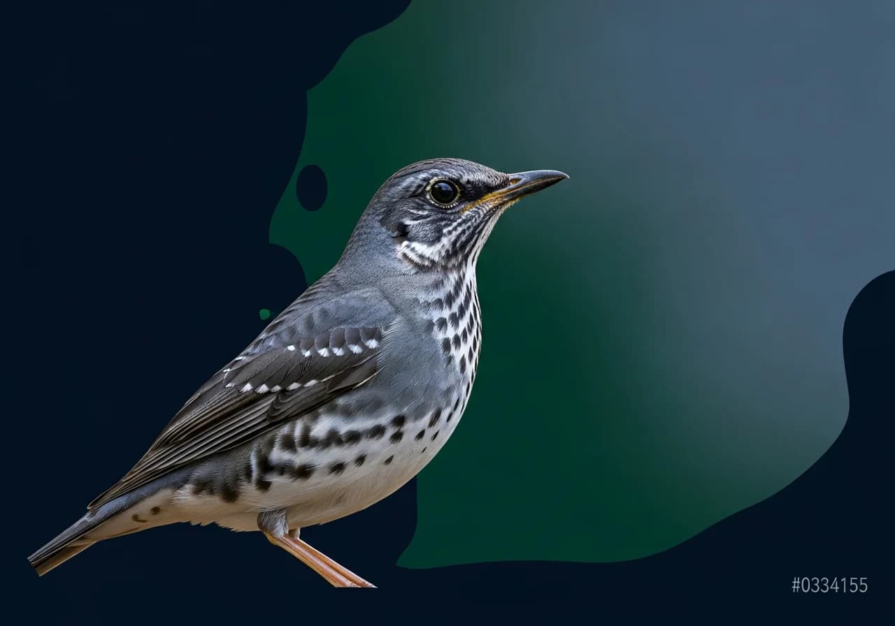 Rotnacken-Drossel (Turdus rufitorques)