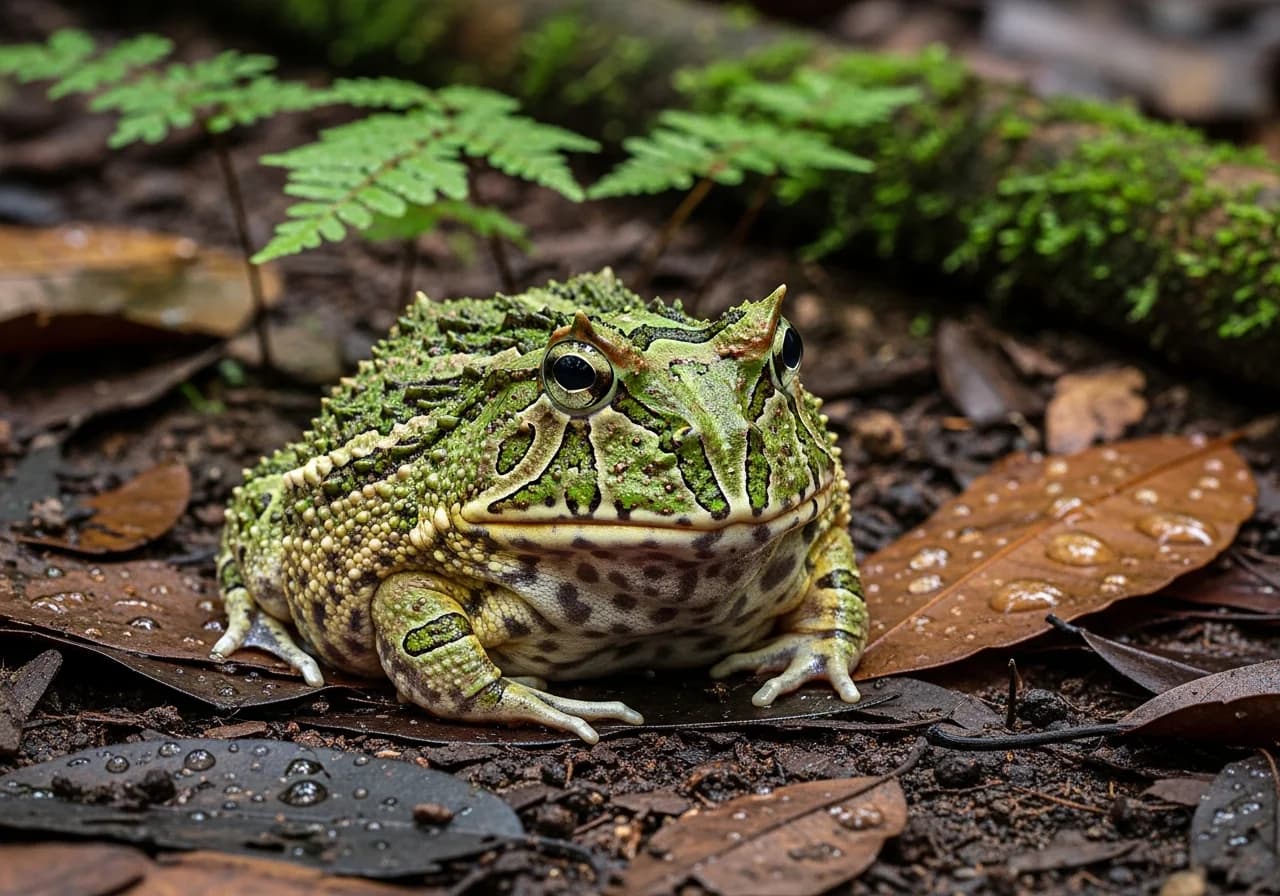 Schmuckhornfrosch (Ceratophrys cranwelli)