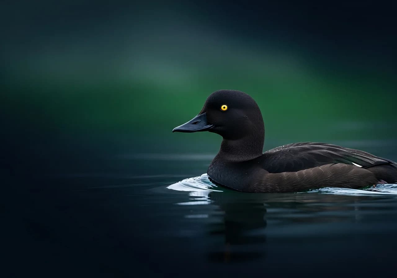 Schwarze Ruderente (Odonus niger)
