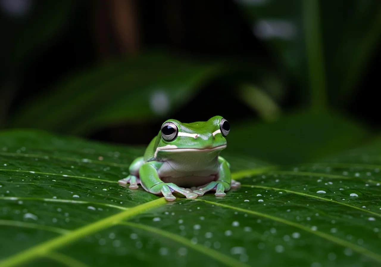 Weißbart-Ruderfrosch (Polypedates leucomystax)