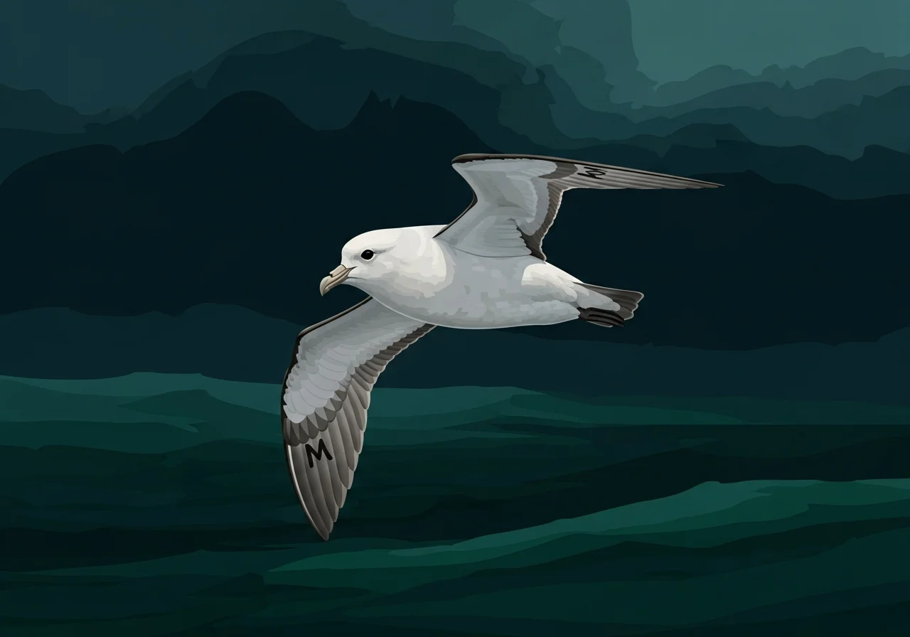 Belchers Sturmvogel (Pachyptila belcheri)