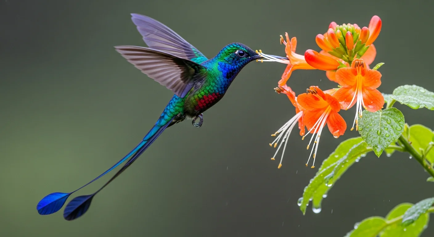 Berlepschs Langschwanz-Schmuckkolibri