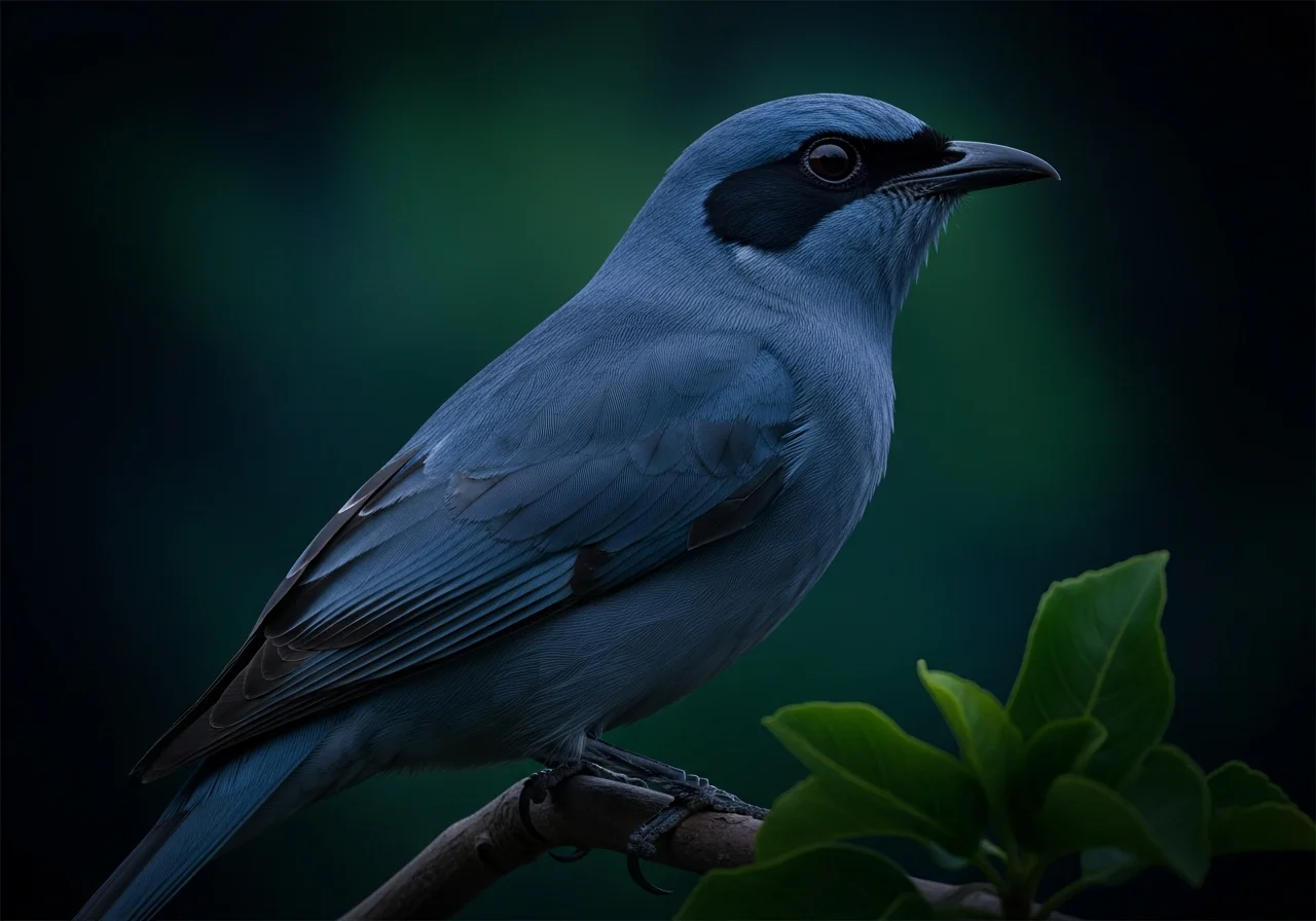Blau-Raupenfänger (Coracina coerulescens)
