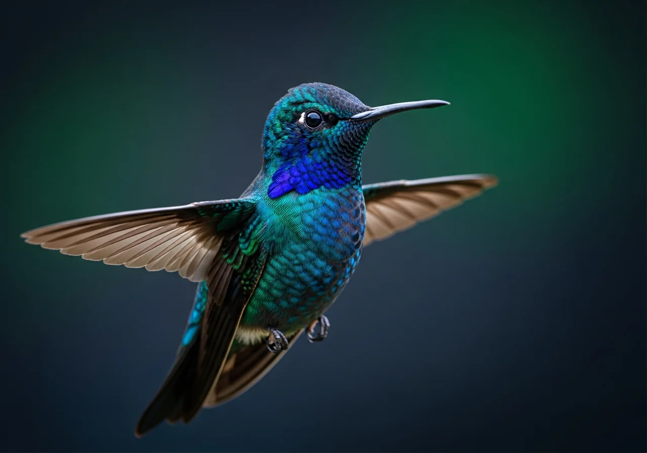 Blaue Elfenkolibri (Thalurania furcate)