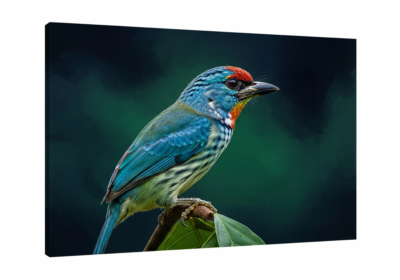 Blauer Bartvogel (Megalaima asiatica)
