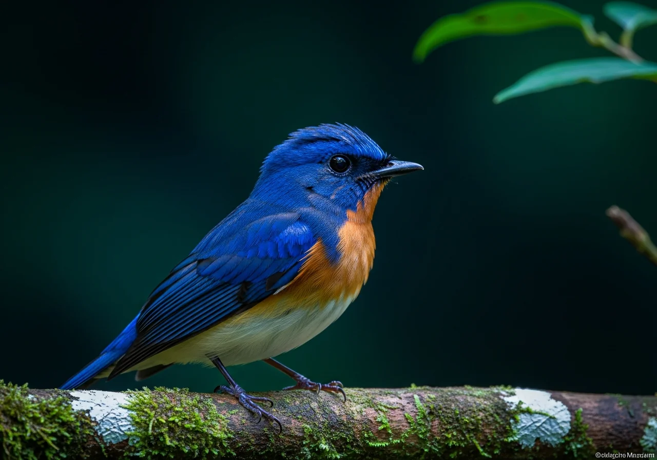 Blauflügel-Fliegenschnäpper (Cyornis caerulatus)