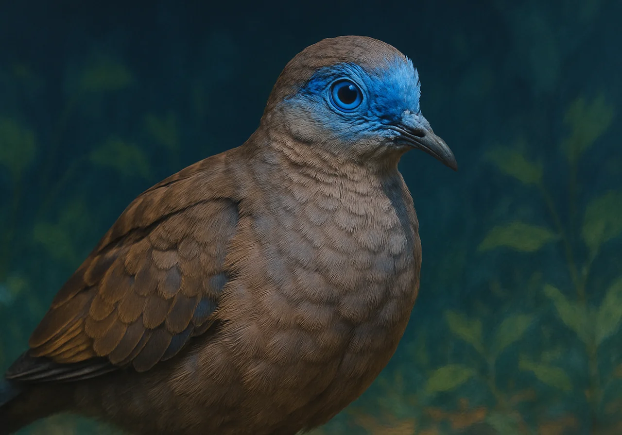 Blaugesicht-Erdtaube