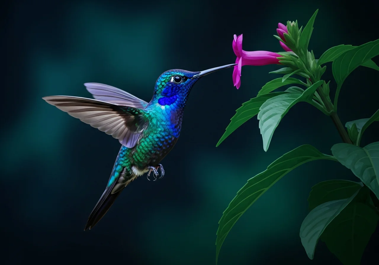 Blaugesicht-Sonnennymphe (Coeligena helianthea)