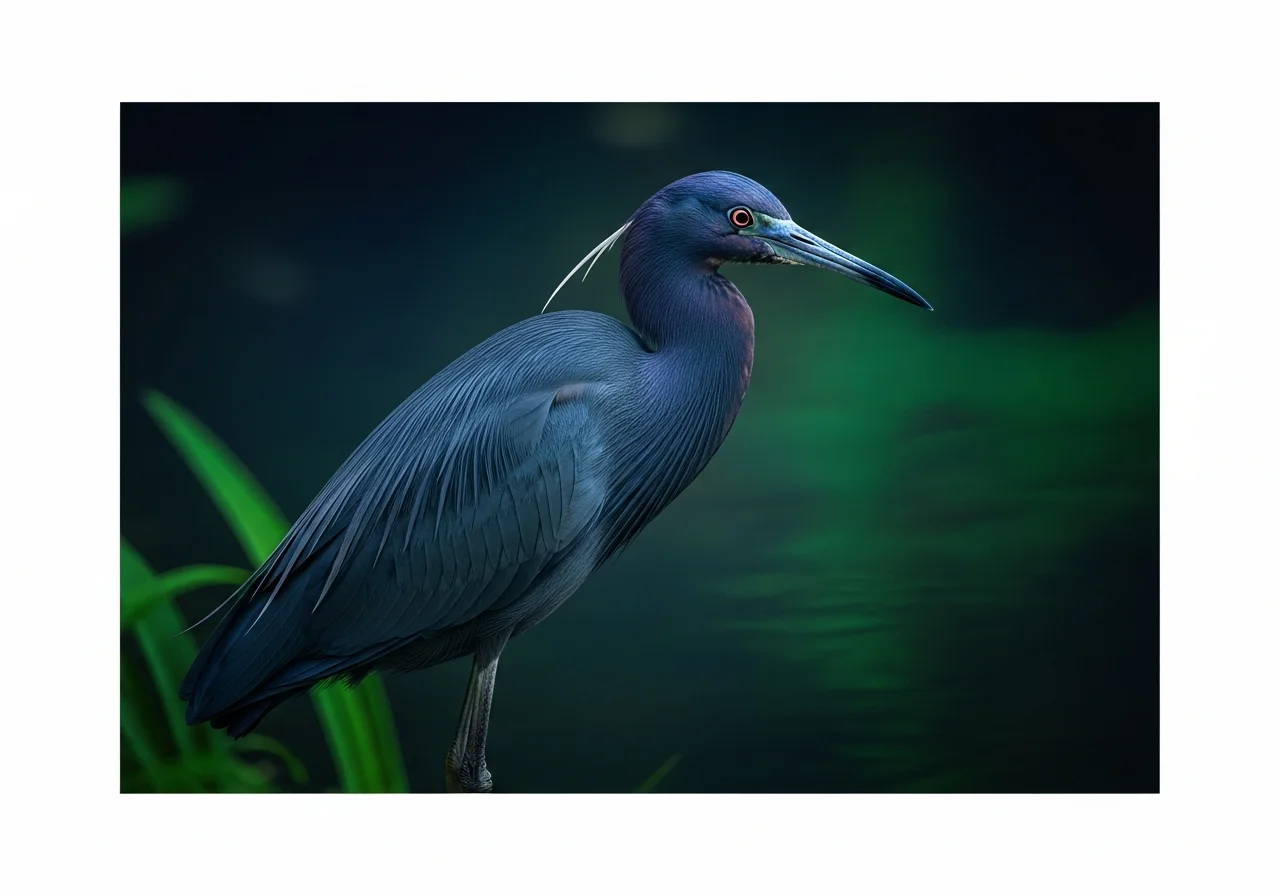 Blaugraureiher (Egretta caerulea)