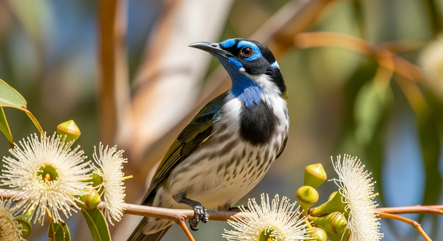 Blaukopf-Honigfresser