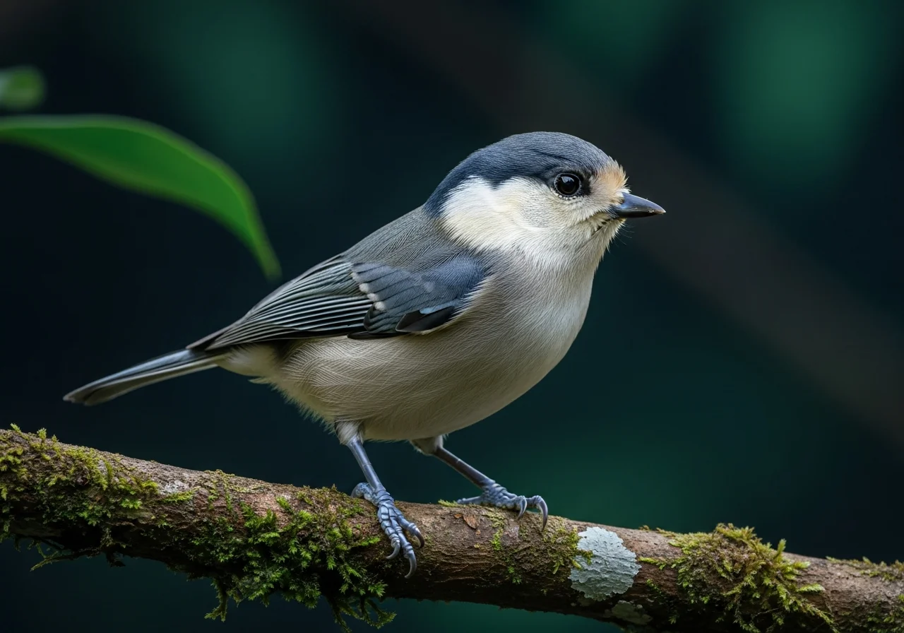 Bleimeise (Myioparus plumbeus)