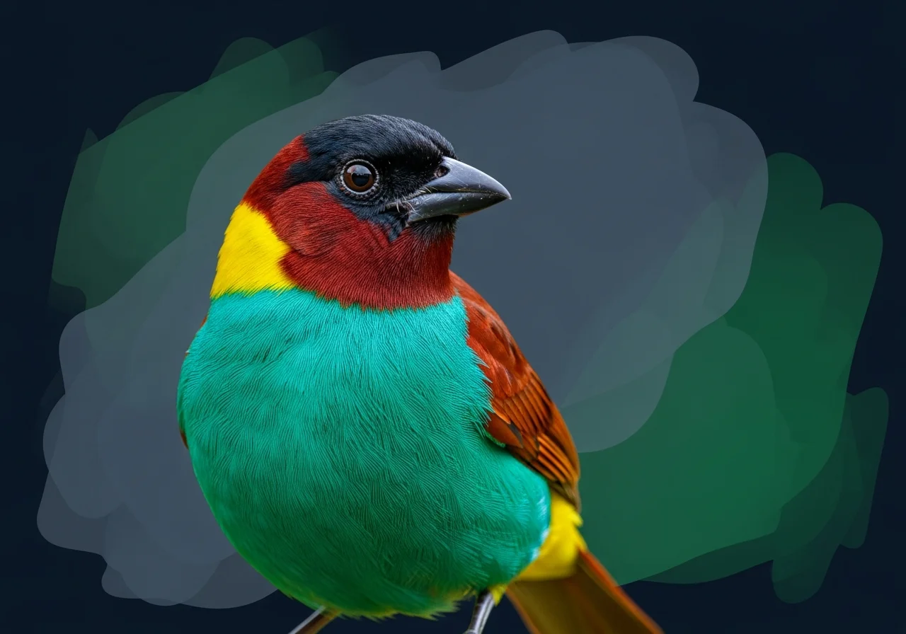 Bolivianische Zimtammer (Phibalura boliviana)