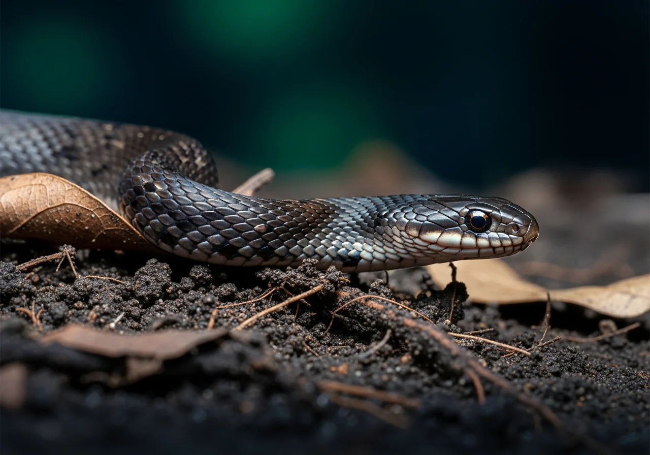 Brahminen-Blindwühle (Indotyphlops braminus)