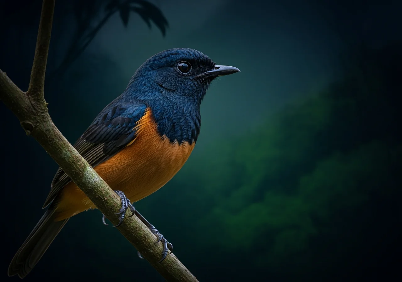 Braunbauch-Tyrann (Ochthoeca frontalis)