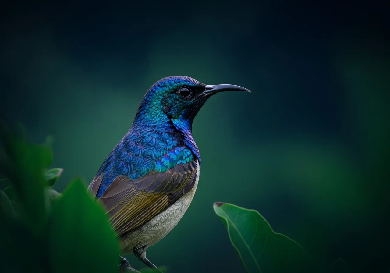 Brauner Nektarvogel (Cinnyris fuscus)
