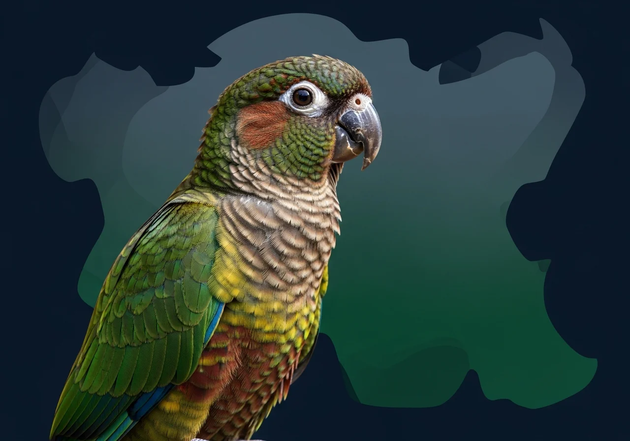 Brauner Sittich (Pionus fuscus)
