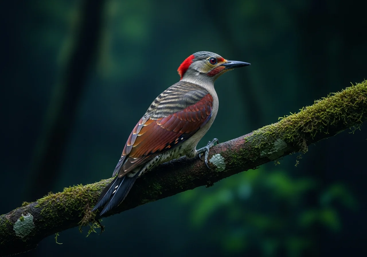 Brauner Specht (Mulleripicus fulvus)