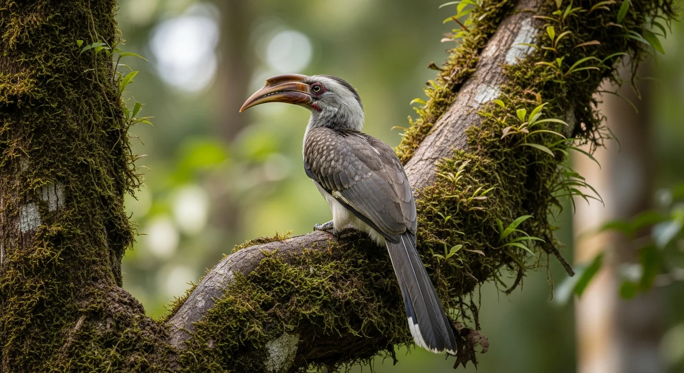 Braunrücken-Nashornvogel