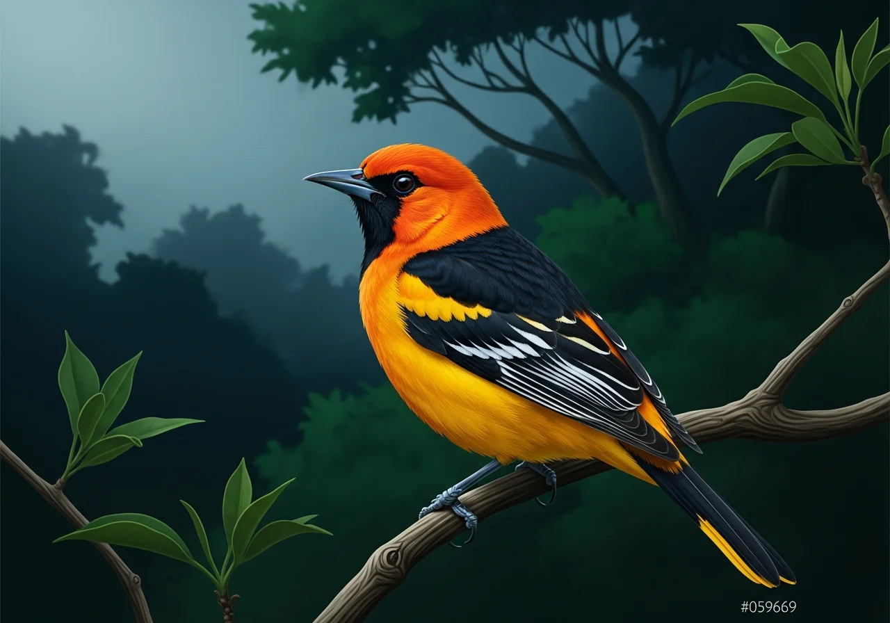 Brustband-Trupial (Icterus spurius)